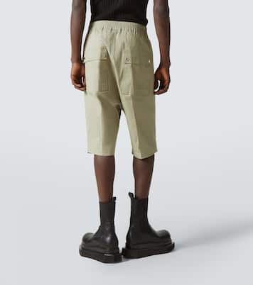 Bela Pods cotton-blend poplin Bermuda shorts | Rick Owens