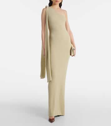 Dara one-shoulder draped maxi dress | Aya Muse