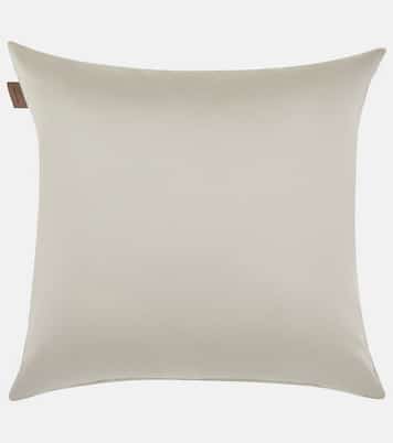 Bloom embroidered cotton cushion | Etro