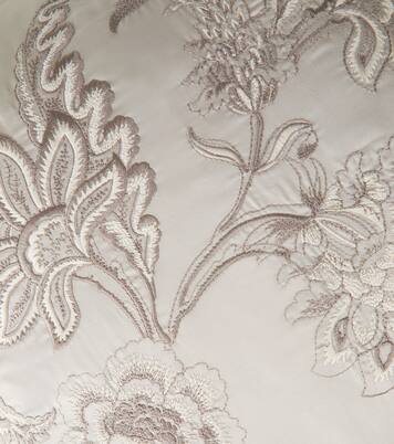 Bloom embroidered cotton cushion | Etro