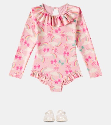 Manuca printed ruffled swimsuit | Konges Sløjd