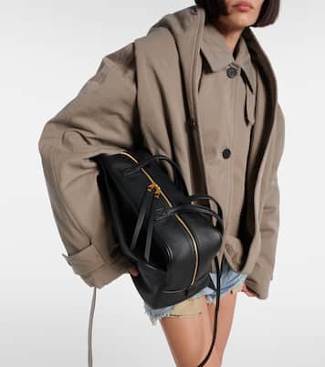 Carrie Medium leather bowling bag | Balenciaga