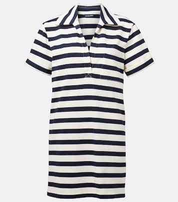 Cayden striped cotton polo dress | Veronica Beard