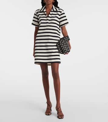 Cayden striped cotton polo dress | Veronica Beard