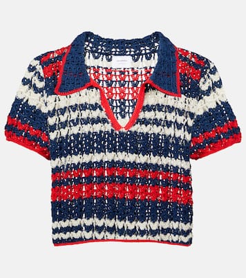 Cropped-Top aus Häkelstrick | Anna Kosturova