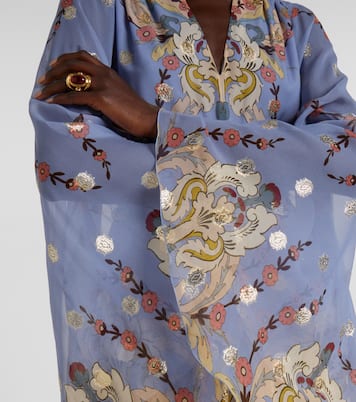 Floral silk georgette gown | Etro