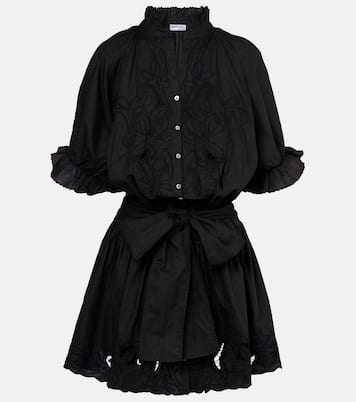 Abito corto in popeline di cotone | Juliet Dunn