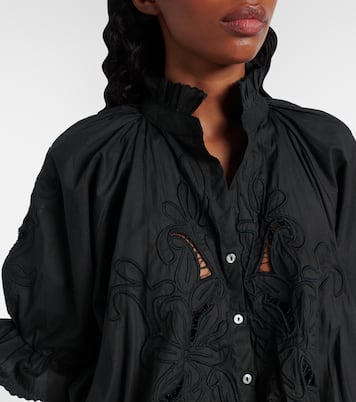 Abito corto in popeline di cotone | Juliet Dunn