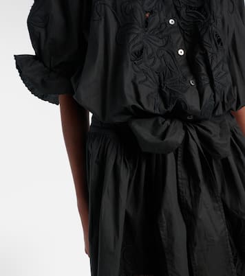 Abito corto in popeline di cotone | Juliet Dunn