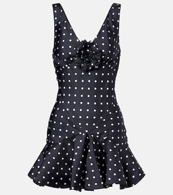 Minikleid aus Seiden-Twill | Rodarte