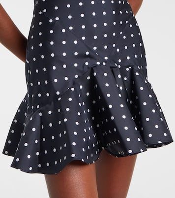 Minikleid aus Seiden-Twill | Rodarte