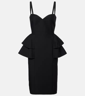 Crepe Couture tiered midi dress | Valentino