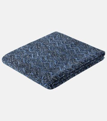 Azul Zigzag cotton terry beach towel | Missoni