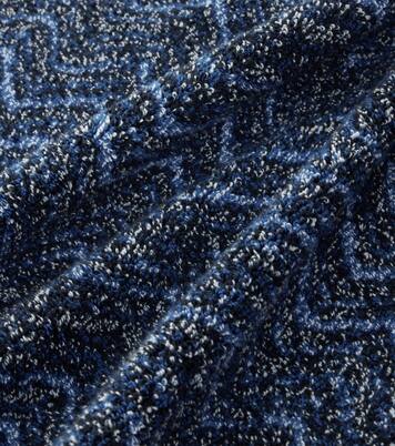 Azul Zigzag cotton terry beach towel | Missoni