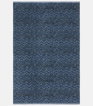 Azul Zigzag cotton terry beach towel | Missoni