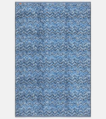Azul Zigzag cotton terry beach towel | Missoni