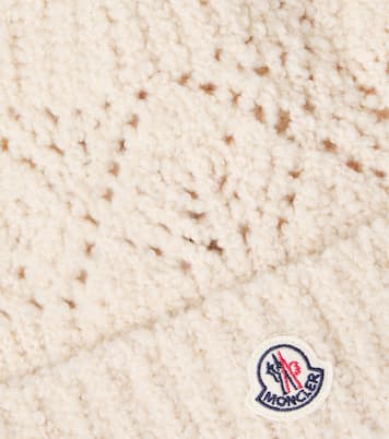 Logo wool-blend beanie | Moncler Enfant