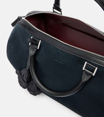 Varsovia floral-appliqué suede duffel bag | Magda Butrym