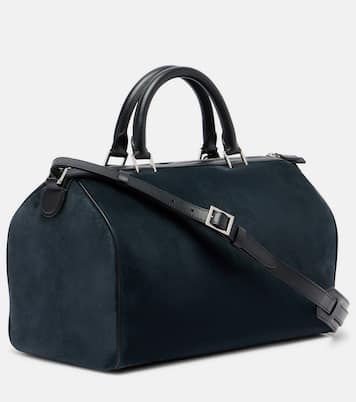 Varsovia floral-appliqué suede duffel bag | Magda Butrym