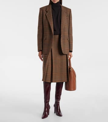 Checked wool blazer | Saint Laurent