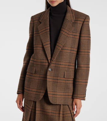 Checked wool blazer | Saint Laurent
