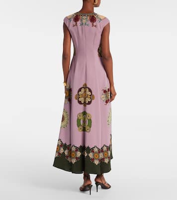 Vestido largo Park Ave estampado | La DoubleJ