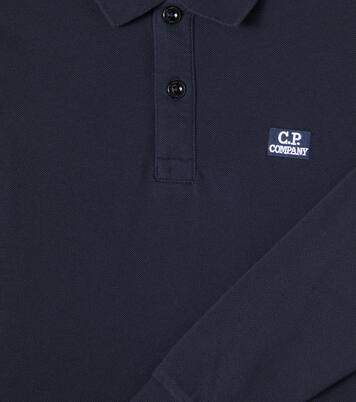 Cotton-blend piqué polo shirt | C.P. Company Kids