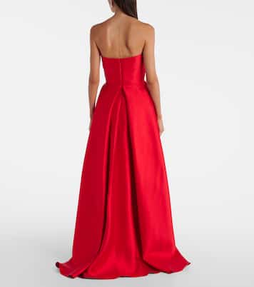 Robe longue en satin | Solace London