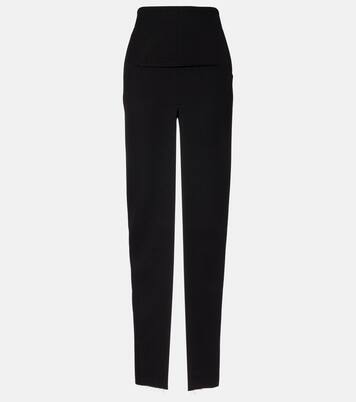 High-rise virgin wool maxi skirt | Rick Owens