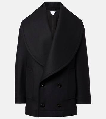 Double-breasted wool coat | Bottega Veneta