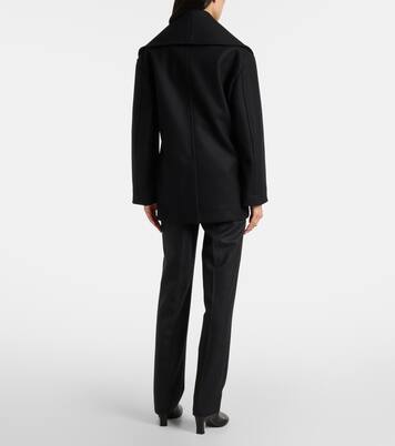 Double-breasted wool coat | Bottega Veneta