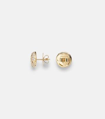 Boucles d'oreilles Onda Boule en or 18 ct et diamants | Marina B