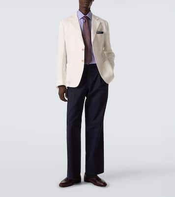 Checked cotton poplin shirt | Charvet