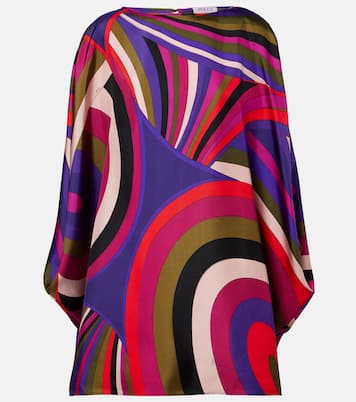 Iride silk satin minidress | Pucci