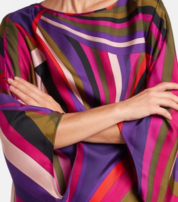 Iride silk satin minidress | Pucci