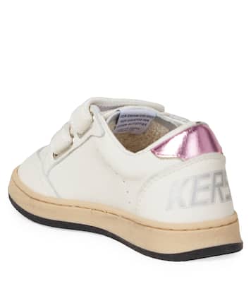 Ball Star glitter leather sneakers | Golden Goose Kids