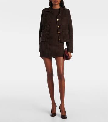 Minirock aus Wolle und Kaschmir  | Jardin des Orangers