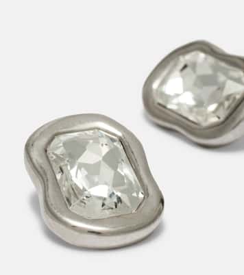 Sculptural Crystal embellished earrings | Givenchy