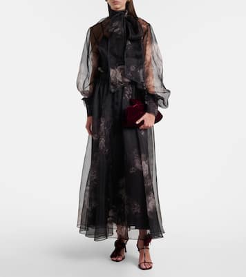 Sandales Orchid 85 en velours | Zimmermann