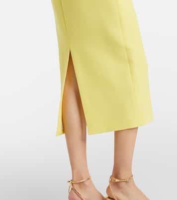 Abito midi Valletta in crêpe di lana | Emilia Wickstead