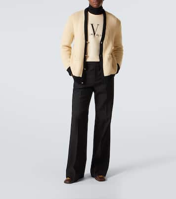 Pantalon évasé à taille haute | Valentino
