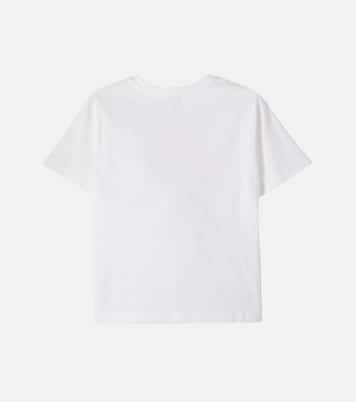 T-shirt DG en jersey de coton à fleurs | Dolce&Gabbana Kids