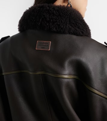 Leather bomber jacket | Acne Studios