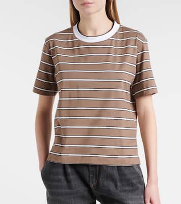 T-Shirt aus Baumwoll-Jersey | Brunello Cucinelli