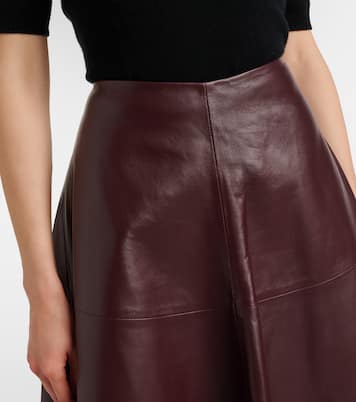 Jupe longue Varda en cuir | Altuzarra