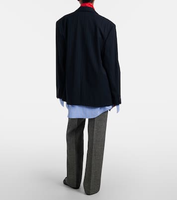 Pekko houndstooth wool wide-leg pants | Acne Studios