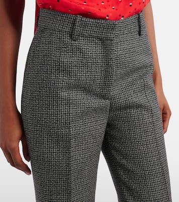 Pekko houndstooth wool wide-leg pants | Acne Studios
