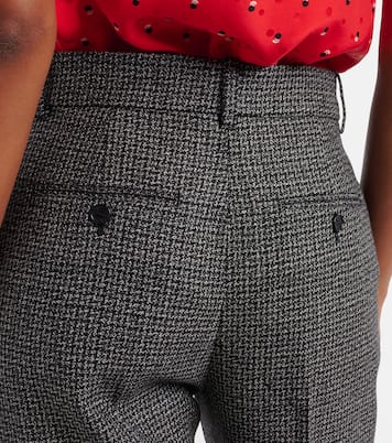 Pekko houndstooth wool wide-leg pants | Acne Studios