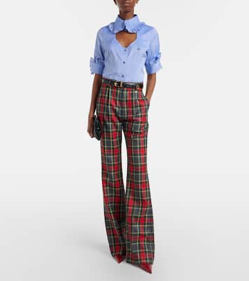 Toulouse Frill cutout cotton poplin shirt | Vivienne Westwood