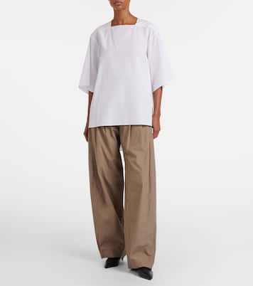 Pantalon ample Iven en coton | The Row
